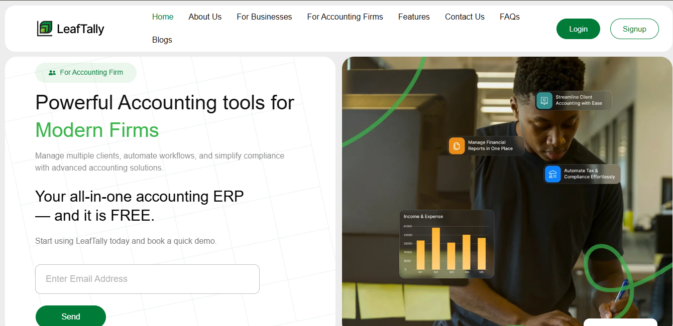 LeafTally – Accounting & Financial Management System